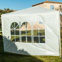 WERKAPRO Côté De Tente Fenêtre Blanc 2.9 X 1.9 M 8 WERKAPRO Côté De Tente Fenêtre Blanc 2.9 X 1.9 M -Pergola Soldes 574250 3