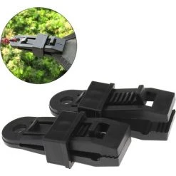 FLYME Lot De 24 Clips De Fixation Réutilisables Pour Auvent De Camping -Pergola Soldes 57482202 2