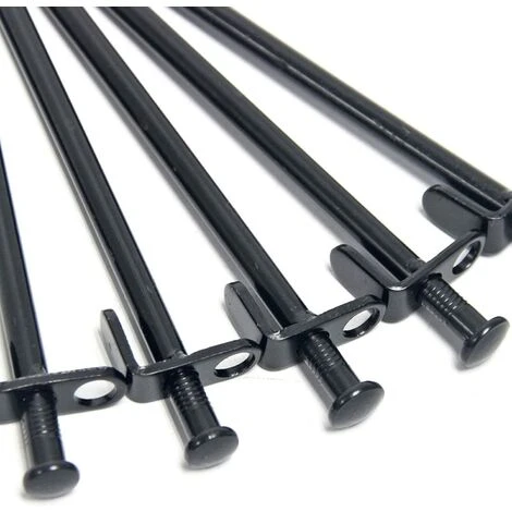 FLYME Lot De 4 Clous En Acier Avec Têtes De Clous Pour Le Camping, La Plage, La Neige. 4 FLYME Lot De 4 Clous En Acier Avec Têtes De Clous Pour Le Camping, La Plage, La Neige. – Image 2