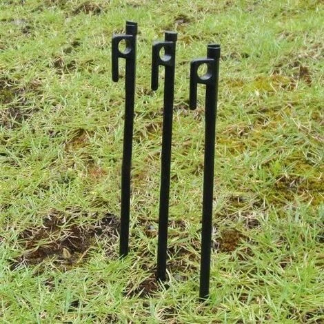 FLYME Lot De 4 Clous En Acier Avec Têtes De Clous Pour Le Camping, La Plage, La Neige. 5 FLYME Lot De 4 Clous En Acier Avec Têtes De Clous Pour Le Camping, La Plage, La Neige. – Image 3