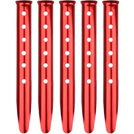 FLYME Piquets De Tente - 4 Pièces En Aluminium Coupe-vent En Forme De U Piquets De Tente Clous De Boue Pour équipement De Camping 3 FLYME Piquets De Tente - 4 Pièces En Aluminium Coupe-vent En Forme De U Piquets De Tente Clous De Boue Pour équipement De Camping