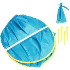 FR-LIFE BR-Vie Shop Tente De Plage Tente Anti UV BéBé Pop Up Tente De Jeu Tentes Pour Le Camping Étanche Petite Tente Jeux Pour Enfants Tente Jouer Tentes Blue,117x79x70cm -Pergola Soldes 57556416 5