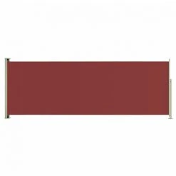 ASUPERMALL Auvent Latéral Rétractable De Patio 220x600 Cm Rouge -Pergola Soldes 57734322 2