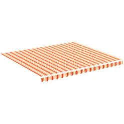 ASUPERMALL Tissu De Remplacement Pour Auvent Jaune Et Orange 4x3,5 M -Pergola Soldes 57735415 2
