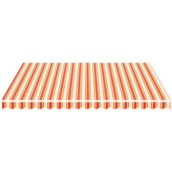 ASUPERMALL Tissu De Remplacement Pour Auvent Jaune Et Orange 4x3,5 M -Pergola Soldes 57735415 3