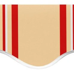 ASUPERMALL Tissu De Remplacement Pour Auvent Jaune Et Orange 4x3,5 M -Pergola Soldes 57735415 5