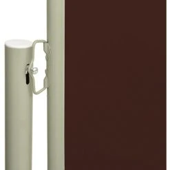 ASUPERMALL Auvent Latéral Rétractable De Patio 180x600 Cm Marron -Pergola Soldes 57735986 3
