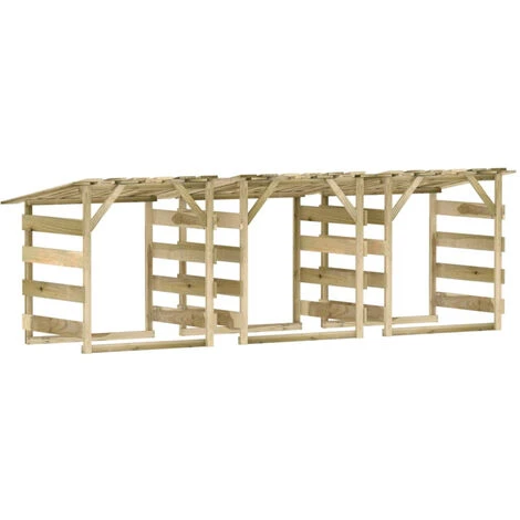 ASUPERMALL Pergolas Avec Toits 3 Pcs 100x90x100 Cm Bois De Pin Imprégné 4 ASUPERMALL Pergolas Avec Toits 3 Pcs 100x90x100 Cm Bois De Pin Imprégné – Image 2