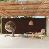 ASUPERMALL Auvent Latéral Rétractable De Patio 200x600 Cm Marron -Pergola Soldes 57736668 1