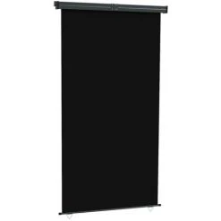 ASUPERMALL Auvent Latéral De Balcon 160x250 Cm Noir -Pergola Soldes 57736680 2
