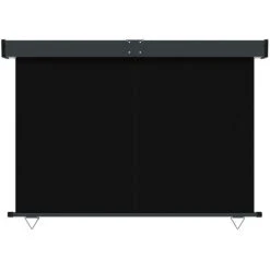 ASUPERMALL Auvent Latéral De Balcon 160x250 Cm Noir -Pergola Soldes 57736680 5