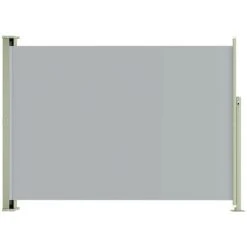 ASUPERMALL Auvent Latéral Rétractable De Patio 220x300 Cm Gris -Pergola Soldes 57739909 2