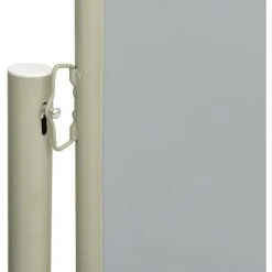 ASUPERMALL Auvent Latéral Rétractable De Patio 117x300 Cm Gris -Pergola Soldes 57739918 3