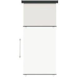 ASUPERMALL Auvent Latéral De Balcon 117x250 Cm Crème 10 ASUPERMALL Auvent Latéral De Balcon 117x250 Cm Crème -Pergola Soldes 57739927 4