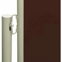 ASUPERMALL Auvent Latéral Rétractable De Patio 117x300 Cm Marron -Pergola Soldes 57740698 3