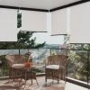 ASUPERMALL Auvent Latéral De Balcon 140x250 Cm Crème -Pergola Soldes 57740704 1