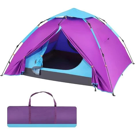 BAMNY Tente De Camping Autoportante | Tente Dôme Double Couche, Imperméable, Coupe-vent, Peut être Montée Rapidement, Convient Pour Le Camping Familial Et La Randonnée En Plein Air | 210 X 190 X 120 Cm 7 BAMNY Tente De Camping Autoportante | Tente Dôme Double Couche, Imperméable, Coupe-vent, Peut être Montée Rapidement, Convient Pour Le Camping Familial Et La Randonnée En Plein Air | 210 X 190 X 120 Cm – Image 5