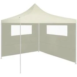 TRUE DEAL Parois Latérales De Belvédère Avec Fenêtres 2 Pcs Crème 9 TRUE DEAL Parois Latérales De Belvédère Avec Fenêtres 2 Pcs Crème -Pergola Soldes 57821562 3