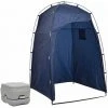 TRUE DEAL Toilette Portable De Camping Avec Tente 10+10 L -Pergola Soldes 57822155 1