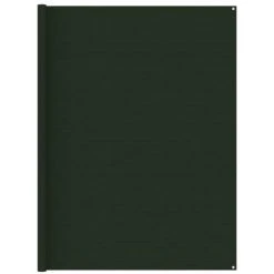 TRUE DEAL Tapis De Tente 250x350 Cm Vert Foncé