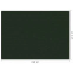 TRUE DEAL Tapis De Tente 250x350 Cm Vert Foncé -Pergola Soldes 57826383 4