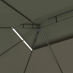 TRUE DEAL Belvédère 4x3x2,7 M Taupe 160 G/m² -Pergola Soldes 57827232 5