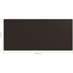TRUE DEAL Tapis De Tente 250x550 Cm Marron 9 TRUE DEAL Tapis De Tente 250x550 Cm Marron -Pergola Soldes 57830752 4