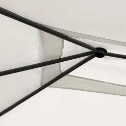 TRUE DEAL Belvédère 3x6x2,6 M Crème 160 G/m² -Pergola Soldes 57831475 3