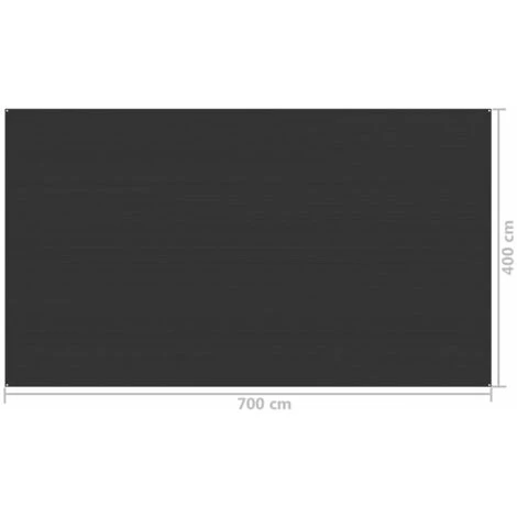 TRUE DEAL Tapis De Tente 400x700 Cm Anthracite 6 TRUE DEAL Tapis De Tente 400x700 Cm Anthracite – Image 4