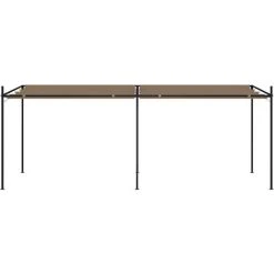 TRUE DEAL Belvédère Avec Toit Rétractable 600x300x233 Cm Taupe 8 TRUE DEAL Belvédère Avec Toit Rétractable 600x300x233 Cm Taupe -Pergola Soldes 57834332 2