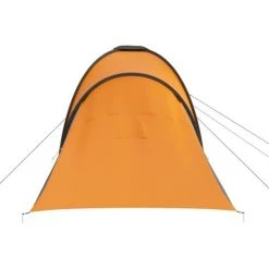 TRUE DEAL Tente De Camping 6 Personnes Gris Et Orange -Pergola Soldes 57839947 5