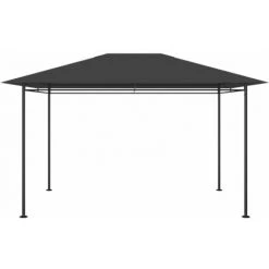 TRUE DEAL Belvédère 4x3x2,7 M Anthracite 180 G/m² -Pergola Soldes 57845159 2
