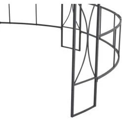 TRUE DEAL Belvédère 300x290 Cm Taupe Rond -Pergola Soldes 57845300 4