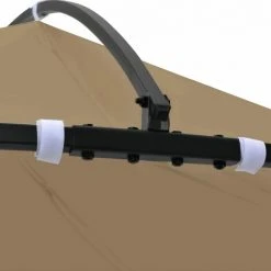 TRUE DEAL Belvédère 300x290 Cm Taupe Rond -Pergola Soldes 57845300 5