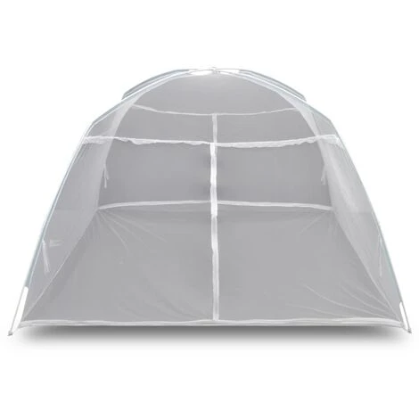 INLIFE Tente De Camping 200x150x145 Cm Fibre De Verre Blanc 3 INLIFE Tente De Camping 200x150x145 Cm Fibre De Verre Blanc