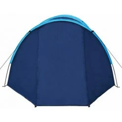 INLIFE Tente De Camping Pour 4 Personnes Bleu Marine/bleu Clair -Pergola Soldes 57884329 4