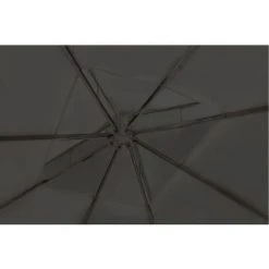 INLIFE Tonnelle Avec Toit 3x3 M Gris Foncé -Pergola Soldes 57884921 4