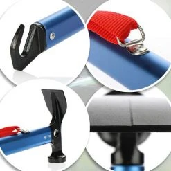 PERLE RARE Marteau De Camping Avec Extracteur De Piquet - Marteau De Tente Avec Dragonne - Marteau De Piquet En Aluminium - Accessoires De Camping (Marteau De Tente Aluminium - 1 Pièce) -Pergola Soldes 58039418 4