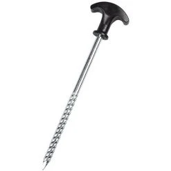 PERLE RARE 5x Piquets De Tente En Acier - Piquets Robustes Avec Filetage Pour Le Camping Et L'extérieur - Tente En Acier