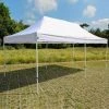 GREADEN Tonnelle De Jardin 3x6m, Tente Pliante Avec Tube 32mm En Acier + Bâche 220g/㎡ Enduit PVC Étanche & Anti-UV + Sac à Roulettes & Kit D’Ancrage Inclus Pour Camping, Festival, Plage - Blanc -Pergola Soldes 58040518 1