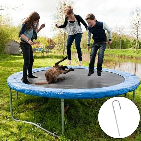 HIASDFLS Ancrage Au Sol, Piquets De Sol En Acier Pour Tentes De Camping Clôtures Châteaux-12 Pouces 5 HIASDFLS Ancrage Au Sol, Piquets De Sol En Acier Pour Tentes De Camping Clôtures Châteaux-12 Pouces – Image 3