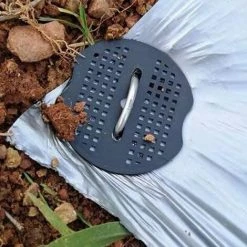 HIASDFLS Piquets De Jardin En U Avec 40 Rondelles Sardine Fixation Toile Paillage Piquets En Métal Pour Jardinage Fixer Bâche Anti-Mauvaises Herbes (15X4 / Φ2.1Mm)-40Pcs -Pergola Soldes 58079723 4