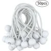 Kueatily 50 Pcs Tendeur De Boule Élastique, Tendeur De Bâche Pour Pavillon, Camping, Cordons De Tente, Harnais D'extension De Rideaux, 10cm