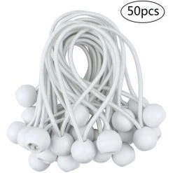 Kueatily 50 Pcs Tendeur De Boule Élastique, Tendeur De Bâche Pour Pavillon, Camping, Cordons De Tente, Harnais D'extension De Rideaux, 10cm