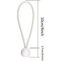 Kueatily 50 Pcs Tendeur De Boule Élastique, Tendeur De Bâche Pour Pavillon, Camping, Cordons De Tente, Harnais D'extension De Rideaux, 10cm 7 Kueatily 50 Pcs Tendeur De Boule Élastique, Tendeur De Bâche Pour Pavillon, Camping, Cordons De Tente, Harnais D'extension De Rideaux, 10cm -Pergola Soldes 58082326 3