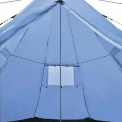 LITZEE Tente De Réception Et Barnum Tente Pour 4 Personnes Bleu 10 LITZEE Tente De Réception Et Barnum Tente Pour 4 Personnes Bleu -Pergola Soldes 58111415 4