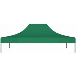 LITZEE Tente De Réception Et Barnum Toit De Tente De Reception 4,5x3 M Vert 270 G/m² 8 LITZEE Tente De Réception Et Barnum Toit De Tente De Reception 4,5x3 M Vert 270 G/m² -Pergola Soldes 58114238 2