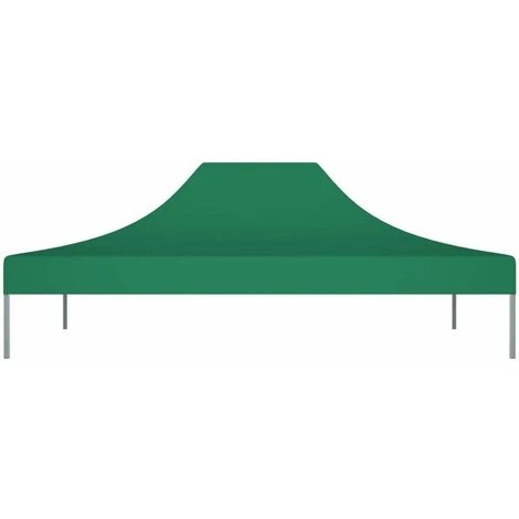 LITZEE Tente De Réception Et Barnum Toit De Tente De Reception 4,5x3 M Vert 270 G/m² 4 LITZEE Tente De Réception Et Barnum Toit De Tente De Reception 4,5x3 M Vert 270 G/m² – Image 2