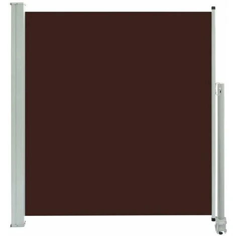 LITZEE Store Extérieur Auvent Lateral Retractable De Patio 140 X 300 Cm Marron 5 LITZEE Store Extérieur Auvent Lateral Retractable De Patio 140 X 300 Cm Marron – Image 3
