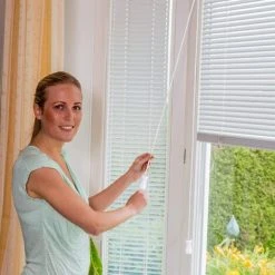 TRIOMPHE Corde D'Ombrage Tressé 50M/Rouleau Avec 4 Pièces Pendentif En Bois Pour Aluminium Store Ombre, Plante De Jardinage Et De L'Artisanat (Blanc)T-Audace 11 TRIOMPHE Corde D'Ombrage Tressé 50M/Rouleau Avec 4 Pièces Pendentif En Bois Pour Aluminium Store Ombre, Plante De Jardinage Et De L'Artisanat (Blanc)T-Audace -Pergola Soldes 58165060 5